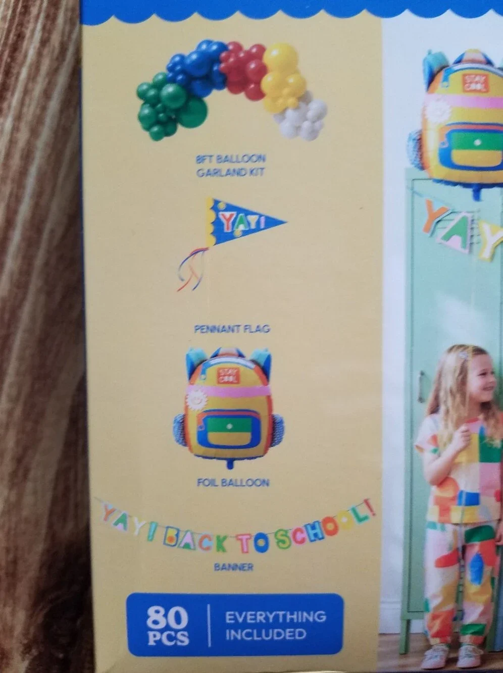 House of Party Back To School All In One Decor Set Balloon Kit NEW DIY